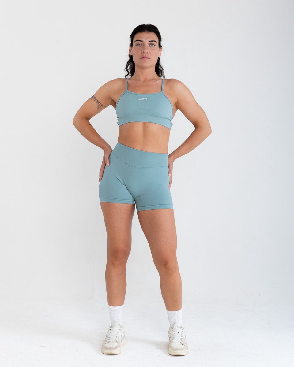 NXTR Pulse Premium Sports Bra - Sage - Seamless - High Support - Sportbeha Dames