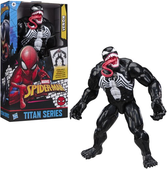 Hasbro actiefiguur Venom Spider-Man Classic Deluxe speelgoed.