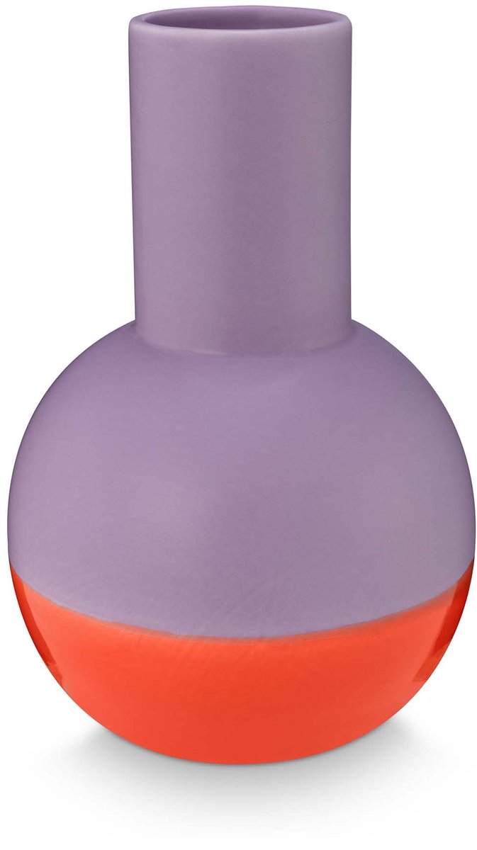 vtwonen Vaas - Decoratie - Bloemenvaas van Keramiek - Rood - 14cm