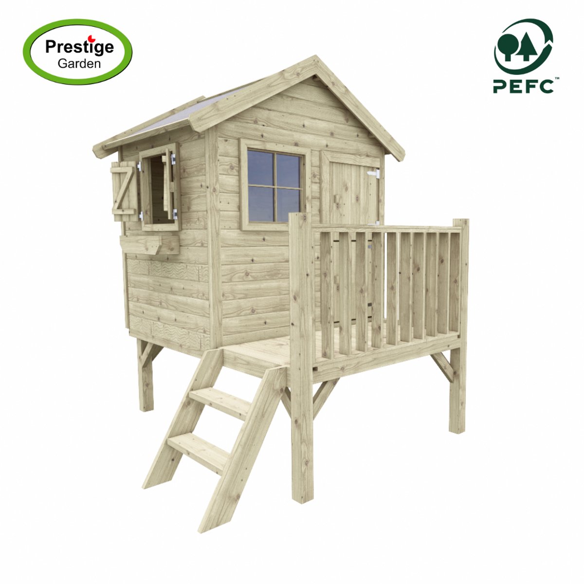 Prestige-Garden Houten Speelhuis - Funny L