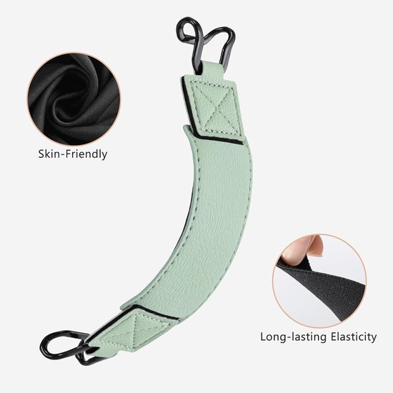 CoBak Veiligheidspolsband - Griphouder - Vingerhouder - Digitaal accessoire - Geschikt voor e-readers van 6-7,5 inch, zoals Kindle, Kobo, Voyaga, Lenovo en Sony - Groen - 15,5*4*1,5 cm van Merkloos — afbeelding 3