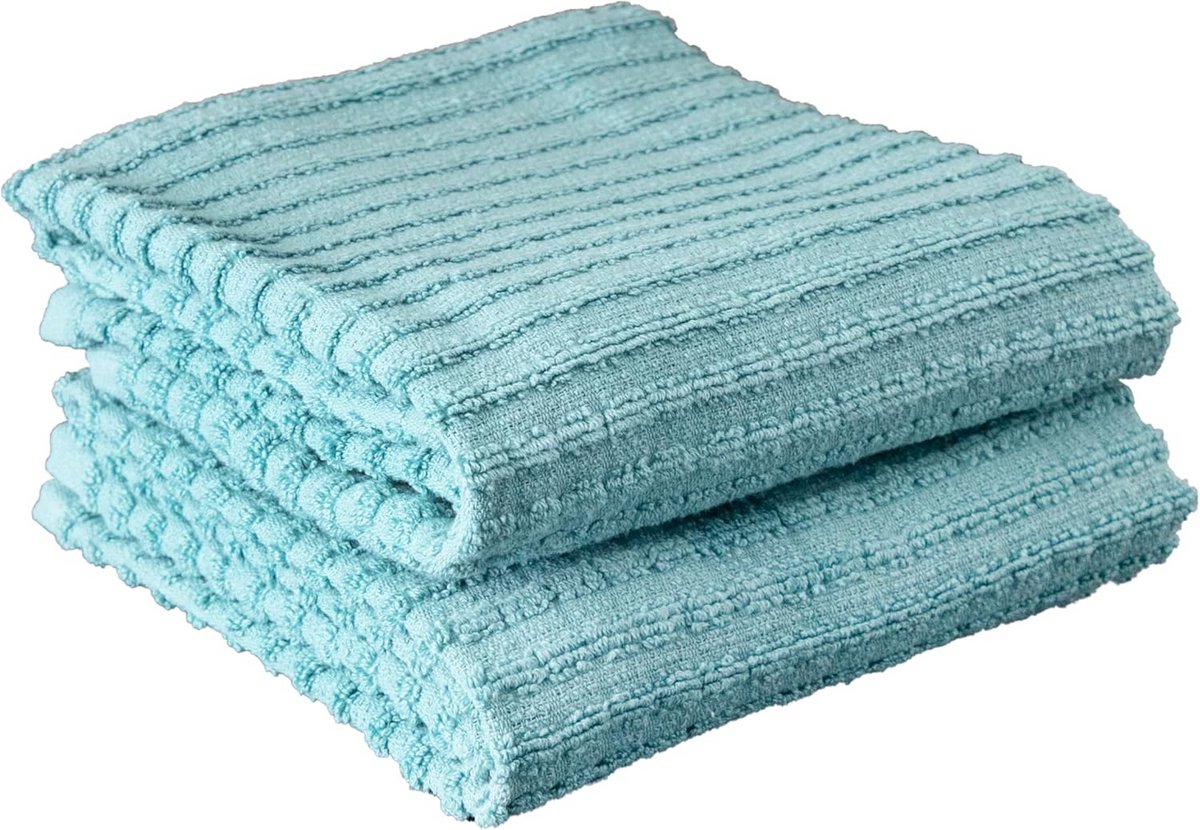 Set van 2 Keukendoeken - Zeer Absorberend Badstof - 45x70 cm