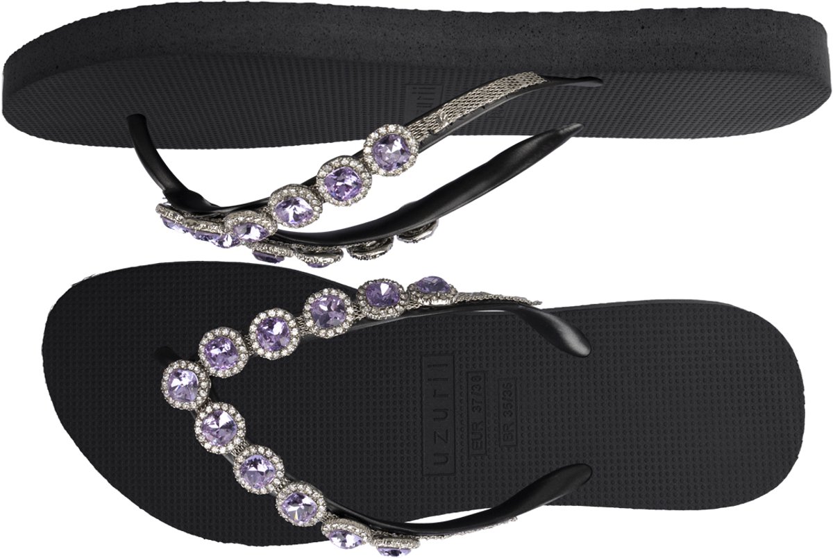 Uzurii | Teenslippers | Dames | Zwart | Maat 41/42