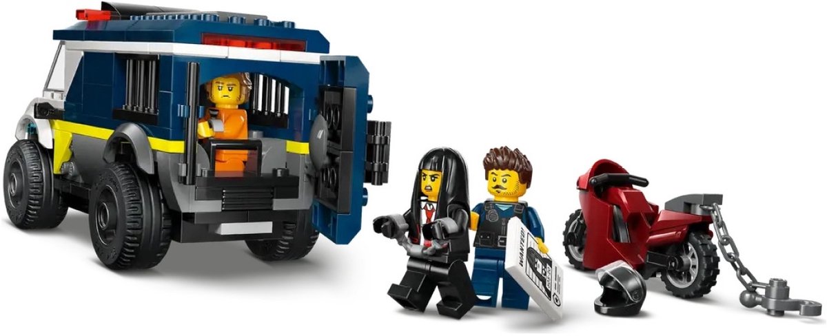 LEGO City - Politie Gevangenentransport Bouwpakket met Rollenspellen Speelgoed voor Kinderen - 60479 — afbeelding 14