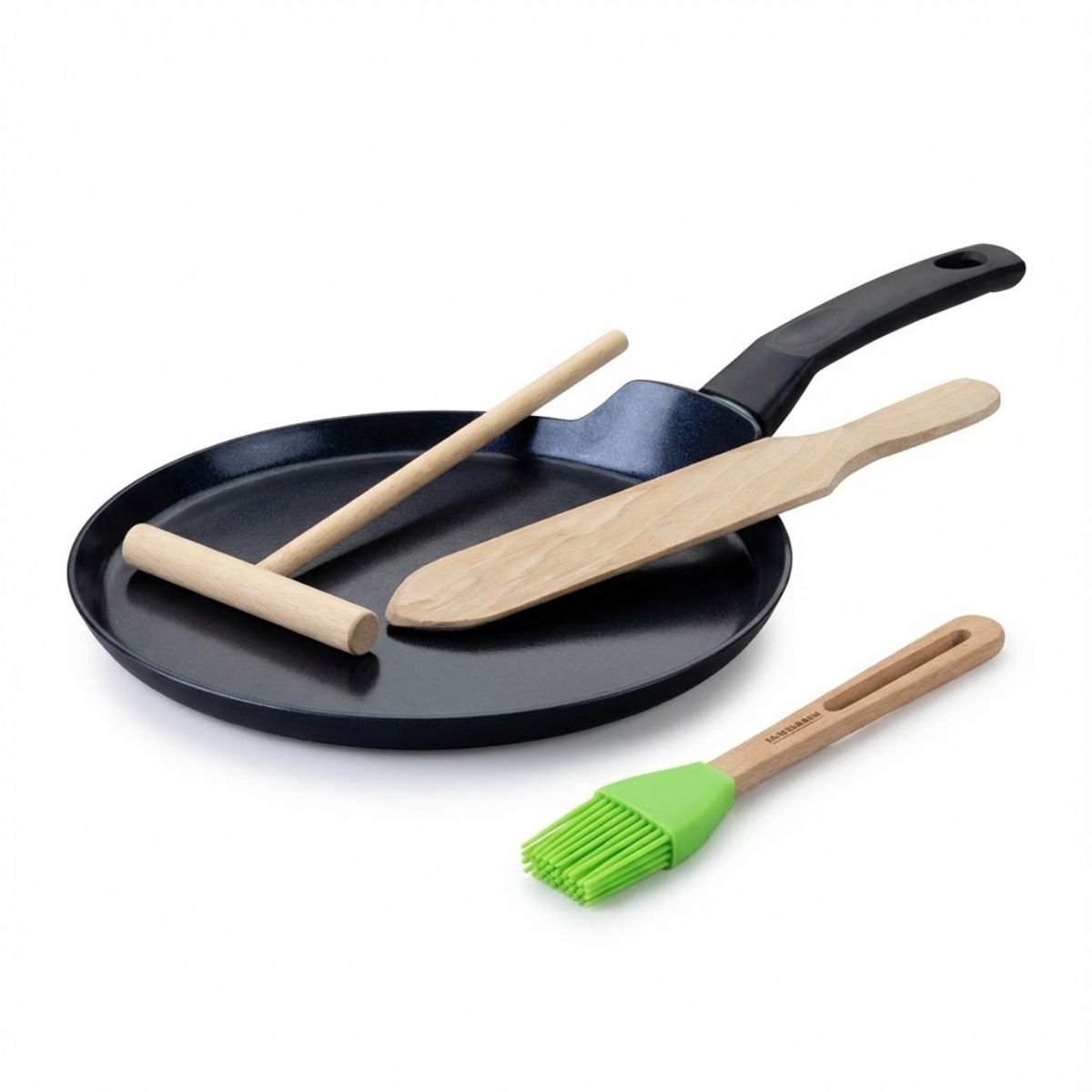 Set crêperie met 26 cm crêpemaker en 3 Fackelmann Brandao gereedschappen