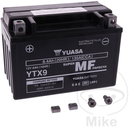 Yuasa Ytx9 Fa Accu Factory Activated