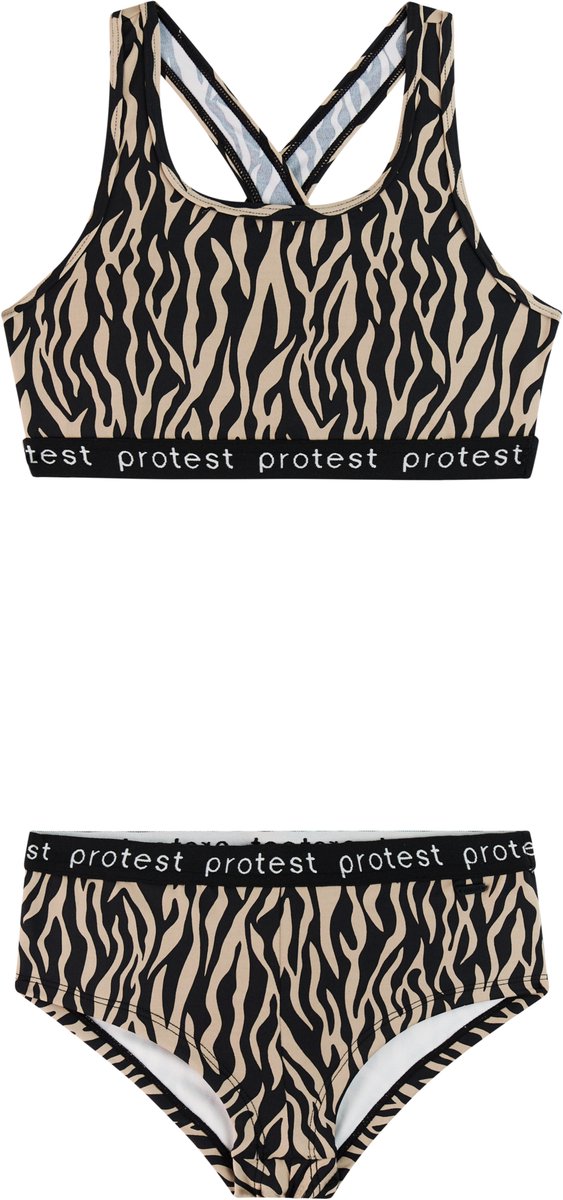 Protest PRTMonicas JR - Bikini set Meisjes - Normale pasvorm - Uitneembare vulling - Rood