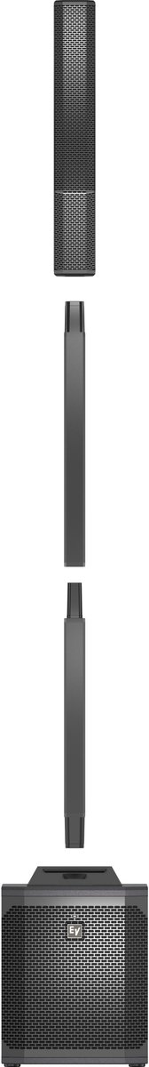 Electro-Voice Evolve 30M (zwart) - Actieve column PA speaker, ingebouwde mixer, zwart