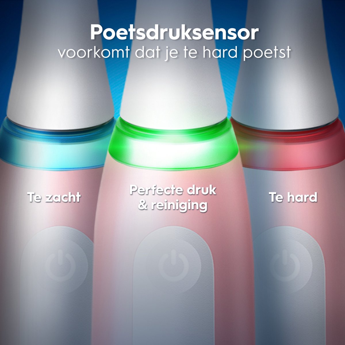 Oral-B iO 3 Elektrische Tandenborstel Lichtroze met Reisetui - afbeelding 3