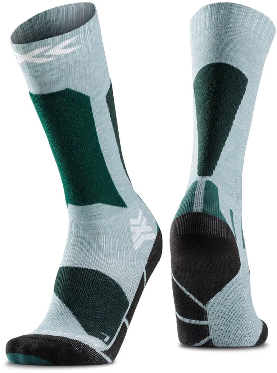 X-Socks Ski Discover Otc Jr Skisokken Jongens Sage /English Lawn 35-38 Saliegroen/engels Gazon