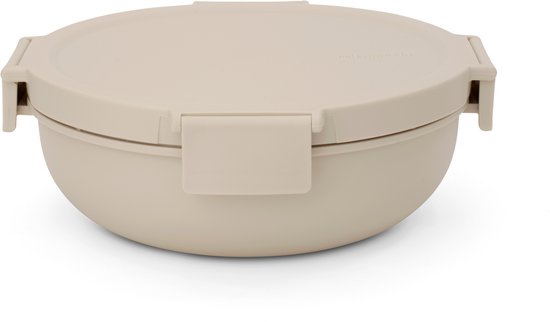 Brabantia Make & Take Salade Lunchbox To Go - 1,3 l - Plastique - Soft Beige
