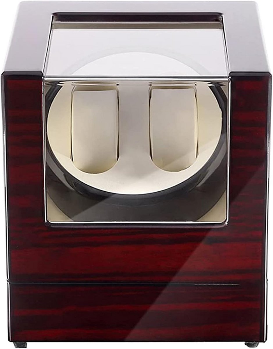 Horlogewinder voor 2 Horloges - Automatische Opbergdoos voor Horloges - Houten Ontwerp