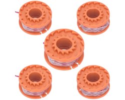 Set van 6 vervangende spoelen Geschikt voor grasmaaiers, Geschikt voor WORX WG150E WG151E WG154E WG155E WG157E WG160E WG163E