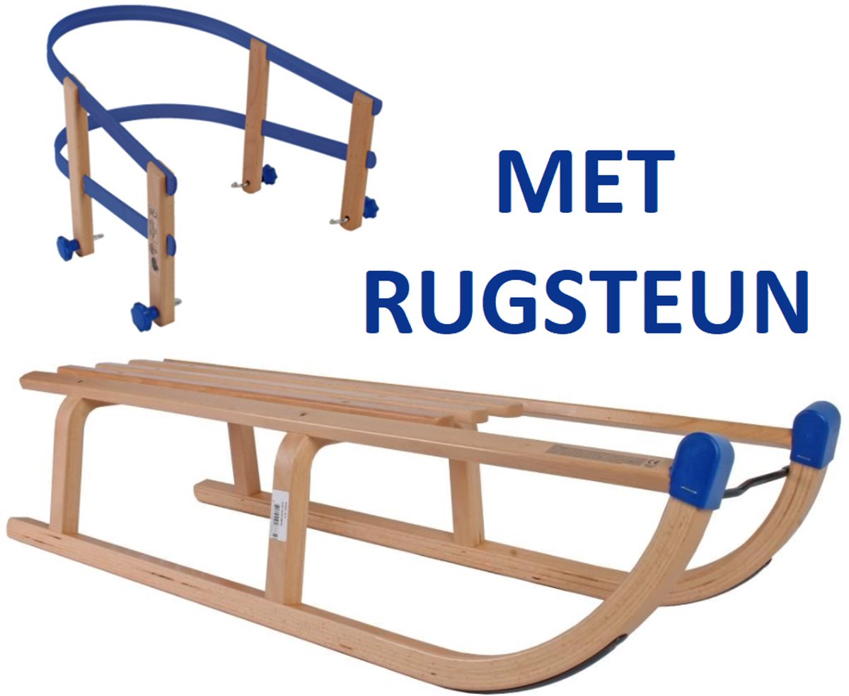 Colint – Slee rugleuning beukenhout kunststof slee rugleuning