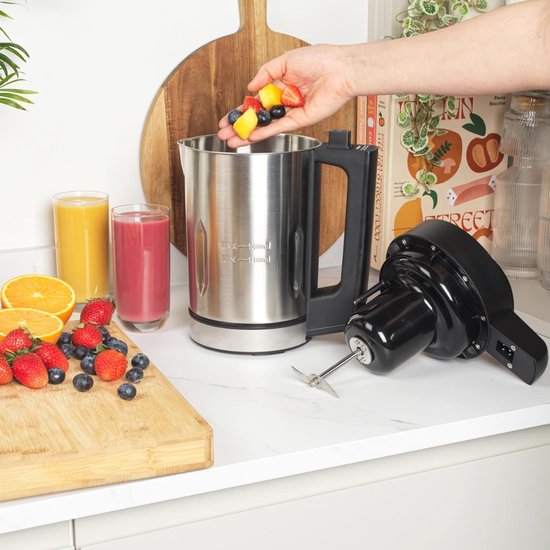 Quvo® Soepmaker - Soepmakers - Soupmaker - Zilver - ‎24cm x 17cm x 29cm van Quvo — afbeelding 5