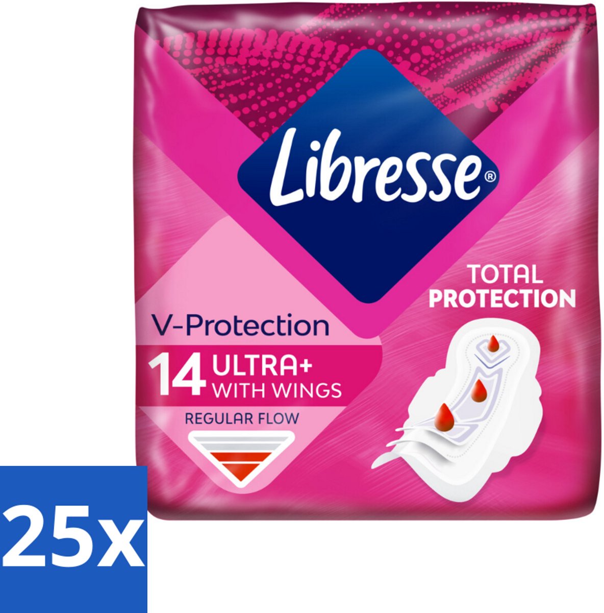 25 x Libresse – Inlegkruisjes – Invisible Normal Clip – Discreet en flexibel – 14 Inlegkruisjes - Koffiezetapparaat