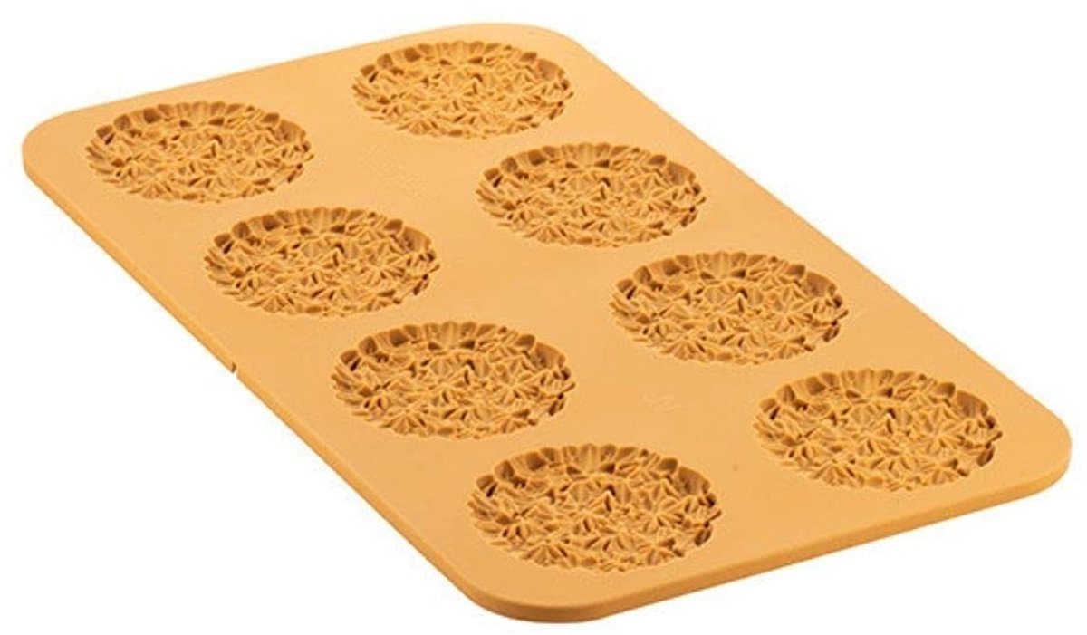 Unyqoos® Siliconen bakvorm met acht compartimenten voor creatieve desserts