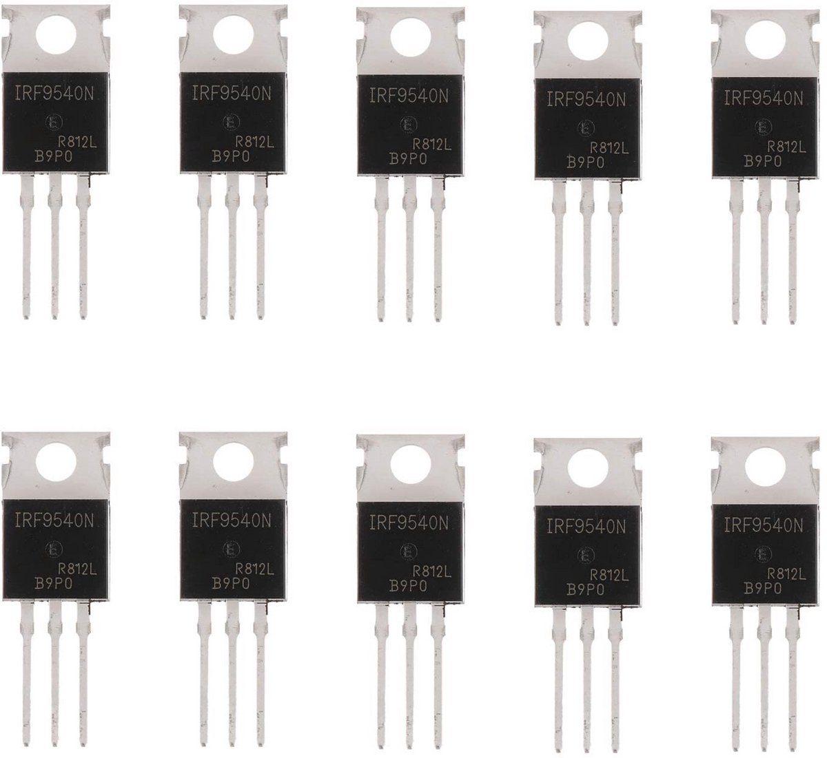 P-kanaal MOSFET transistor 23A 100V TO-220AB - verpakking van 10 stuks