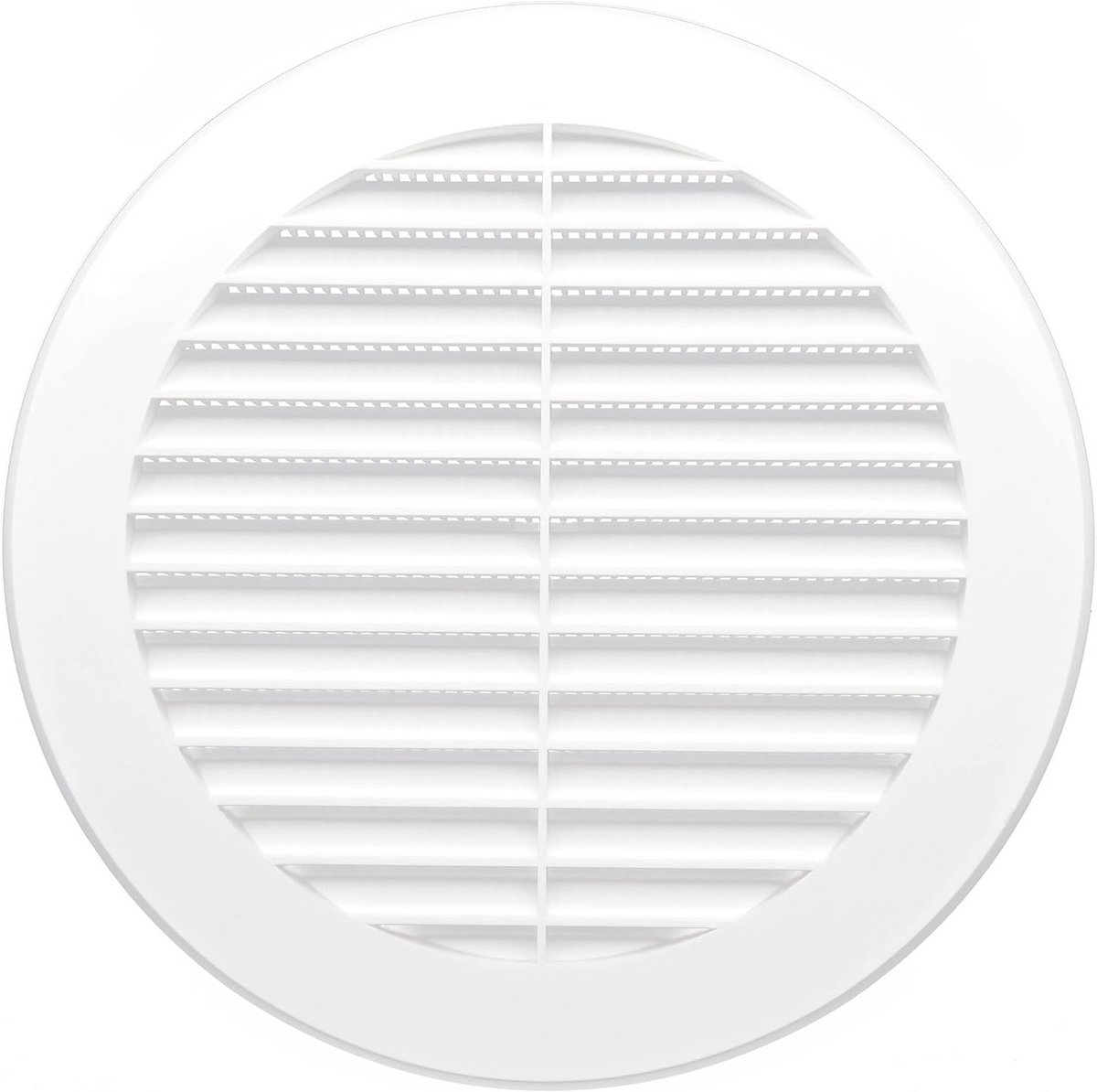 Ventilatierooster met Insectenbescherming - Kunststof Buitenrooster voor Ventilatie - Diameter 125 mm