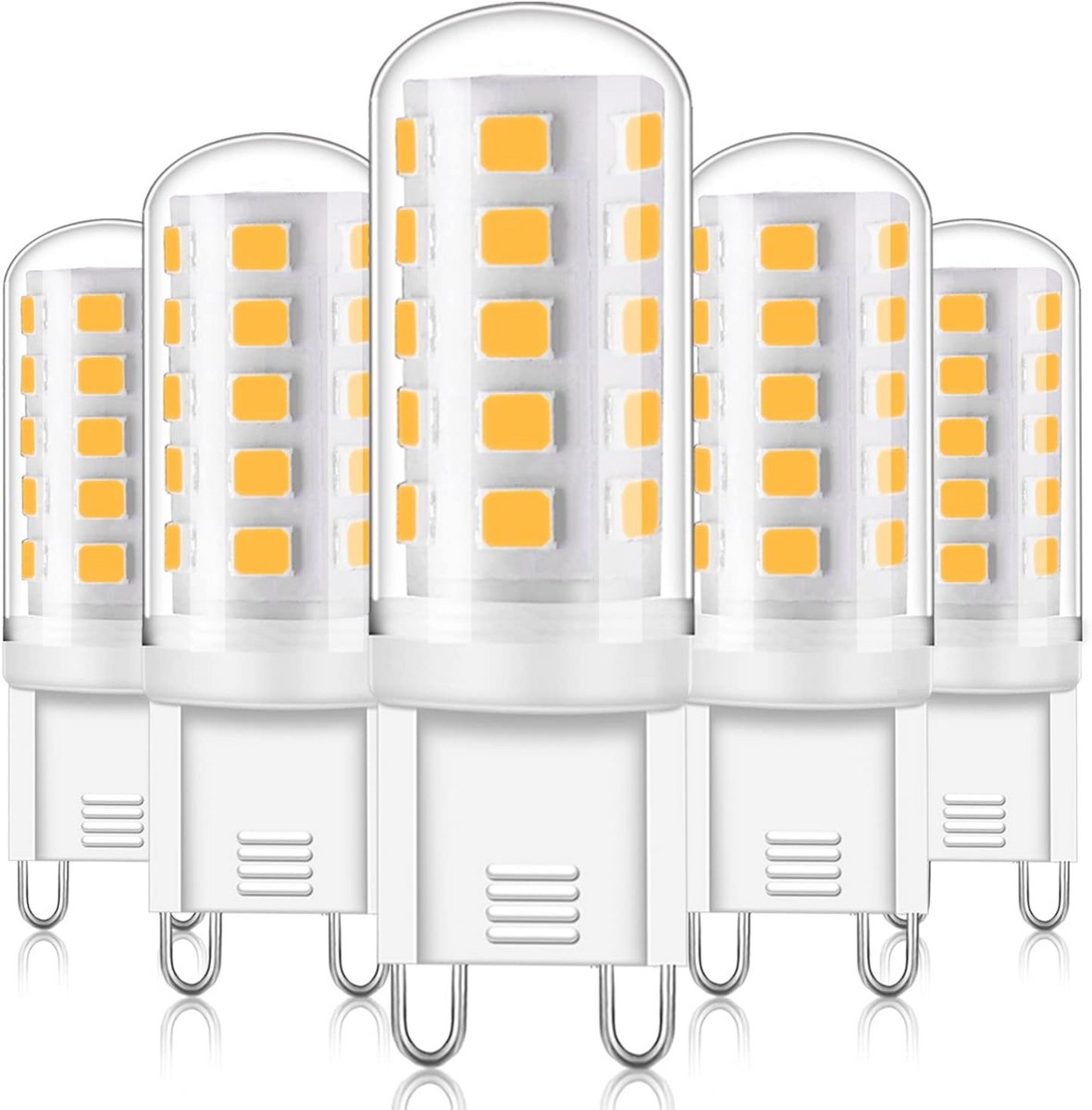 LED G9 Lamp 3W Warm Wit Vervangt Halogeen 28W/33W/40W - Flikkervrij, Energiezuinig, Niet Dimbaar - 5 Stuks
