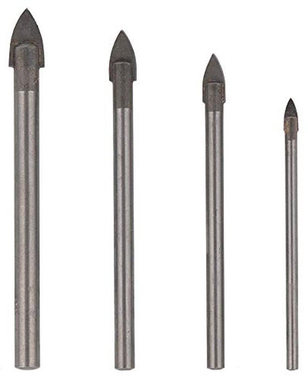 Glasboorset 4-dlg. 3-8 mm - Tegelboor voor Glas, Porselein en Spiegels