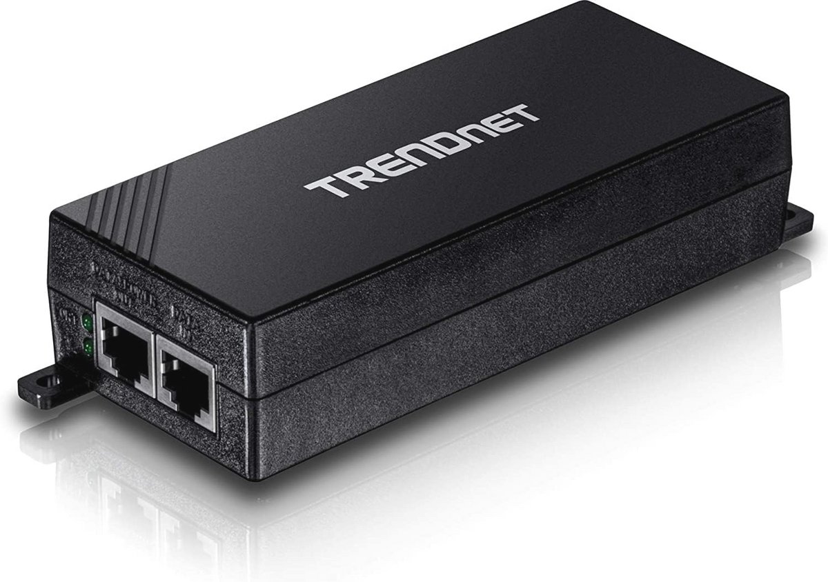 Gigabit Power Over Ethernet Plus Injector voor PoE+ en PoE-verbindingen