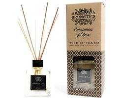 AW aromatics - geurstokjes - kaneel - kruidnagel - 200 ml - etherische olie - aromatherapie