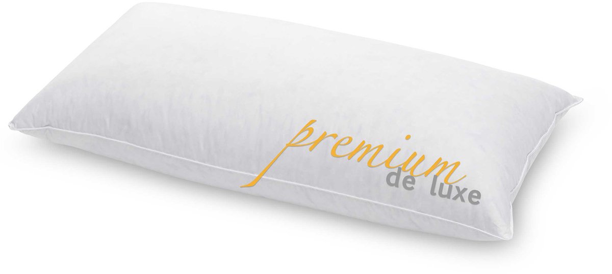 HANSKRUCHEN Premium de Luxe – 3-kamer donskussen 40×80 cm