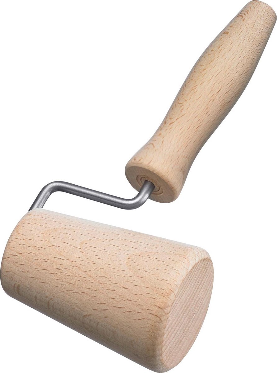 Conische Deegroller voor Ronde Bakvormen - Beukenhout, Ø 5,3 cm