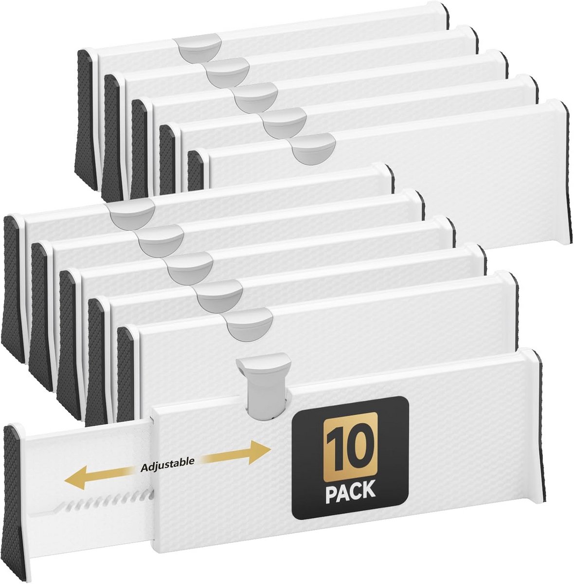 Ladeverdelers Organizer 10 Stuks - Verstelbare Scheiders voor Multifunctioneel Gebruik