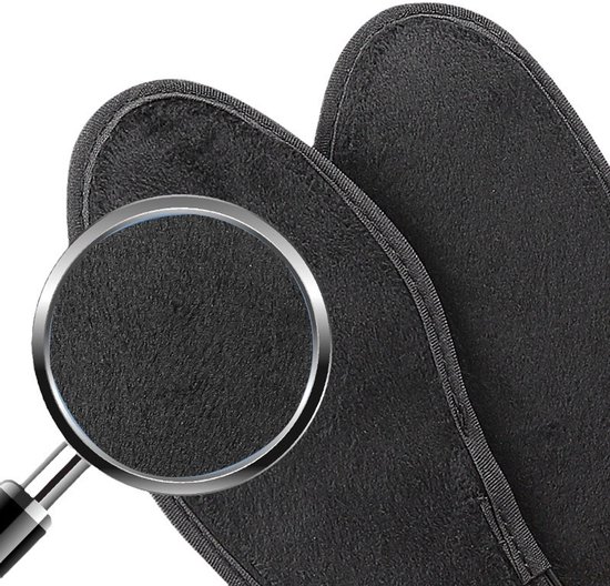 1 Paar Oplaadbare Verwarmde Inlegzolen Kan Worden
