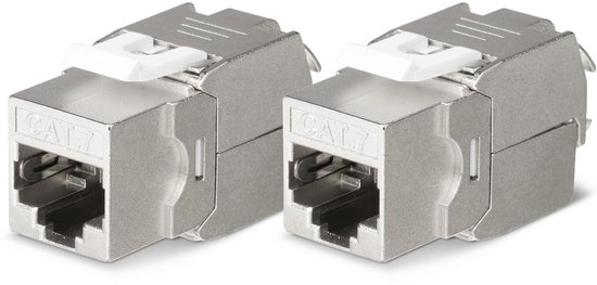 Keystone-module RJ45 Cat7 Koppeling - Gereedschapsloze Netwerkconnector ...