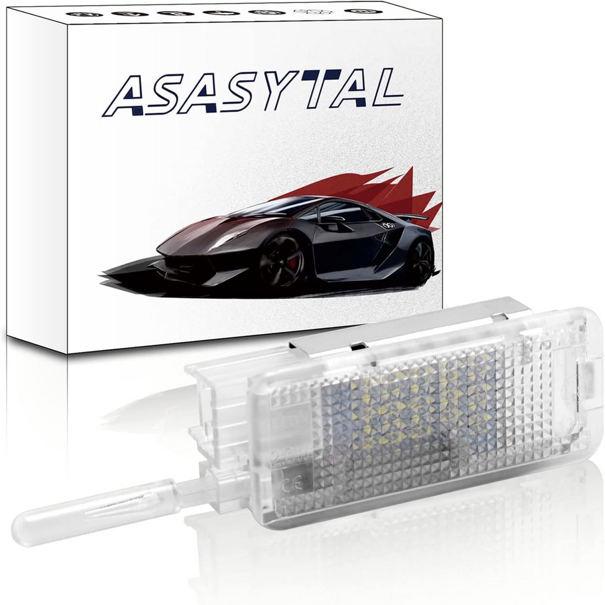 LED Interieurverlichting voor Auto - Duidelijk Witte Glove Box Lamp voor Peugeot en Citroen Voertuigen