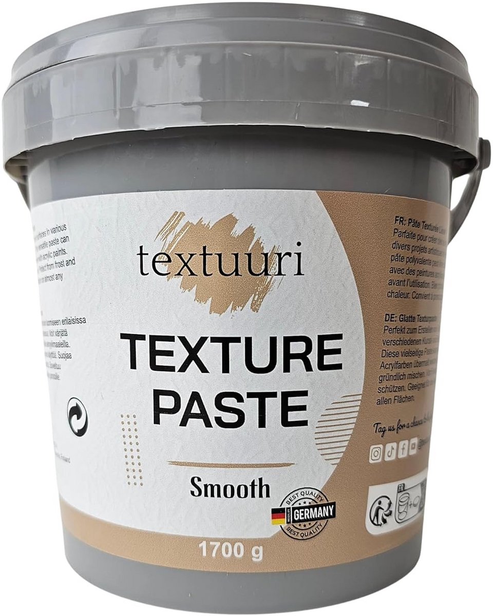 Textuurpasta Glad - 1700 g voor Luxe Afwerking