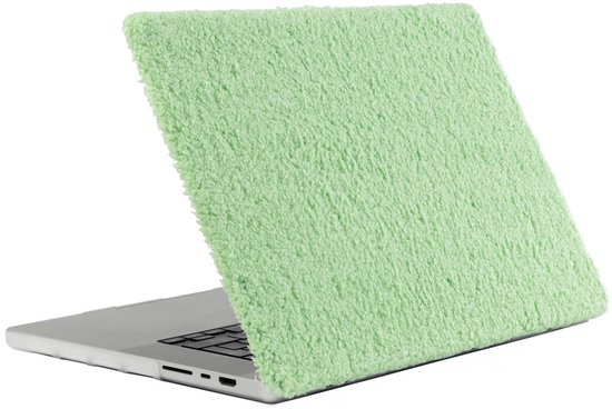 Housse pour ordinateur portable iMoshion - Convient pour MacBook Air 15 pouces (2024) puce M3 / MacBook Air 15 pouces (2023) - A2941 / A3114 - Housse pour ordinateur portable iMoshion Teddy - vert