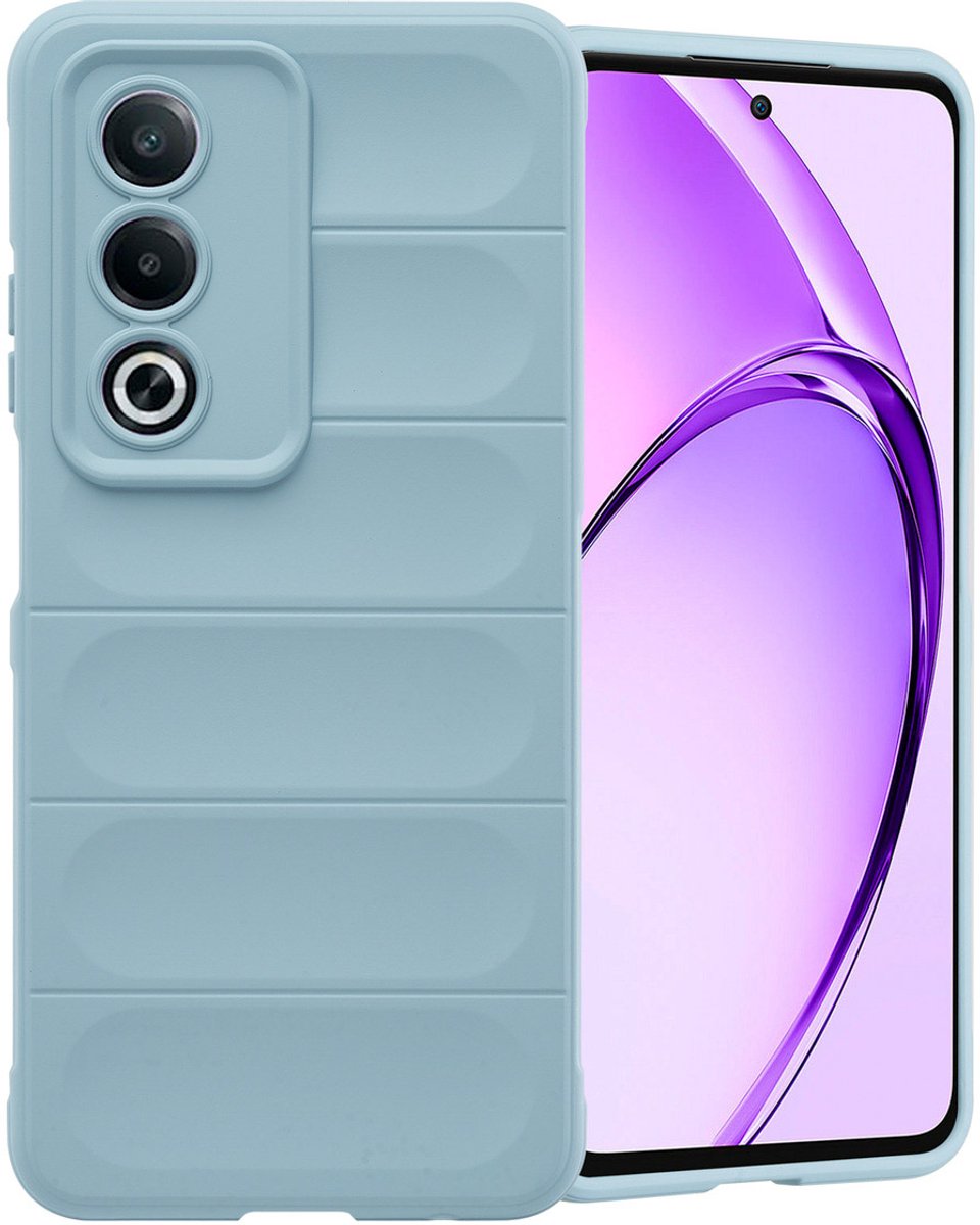 imoshion Hoesje - Geschikt voor Oppo A80 (5G) - EasyGrip Backcover - Lichtblauw