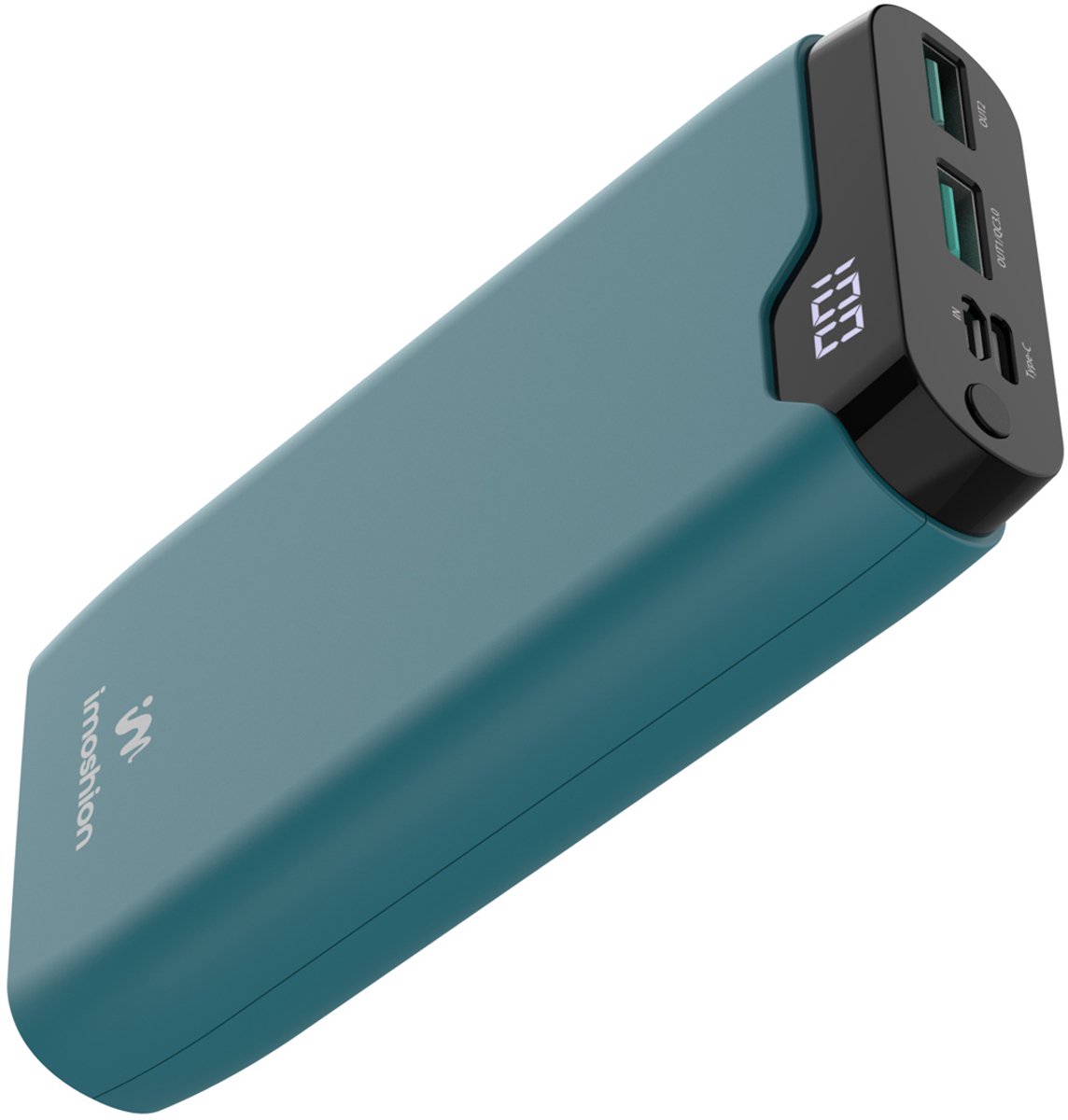 imoshion Powerbank 20000 mAh Snellader Groen