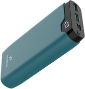 imoshion® Powerbank 20000 mAh - Chargeur rapide 22,5 W - Power Delivery - USB A, USB C et Micro USB - Convient pour iPhone et Samsung - Vert