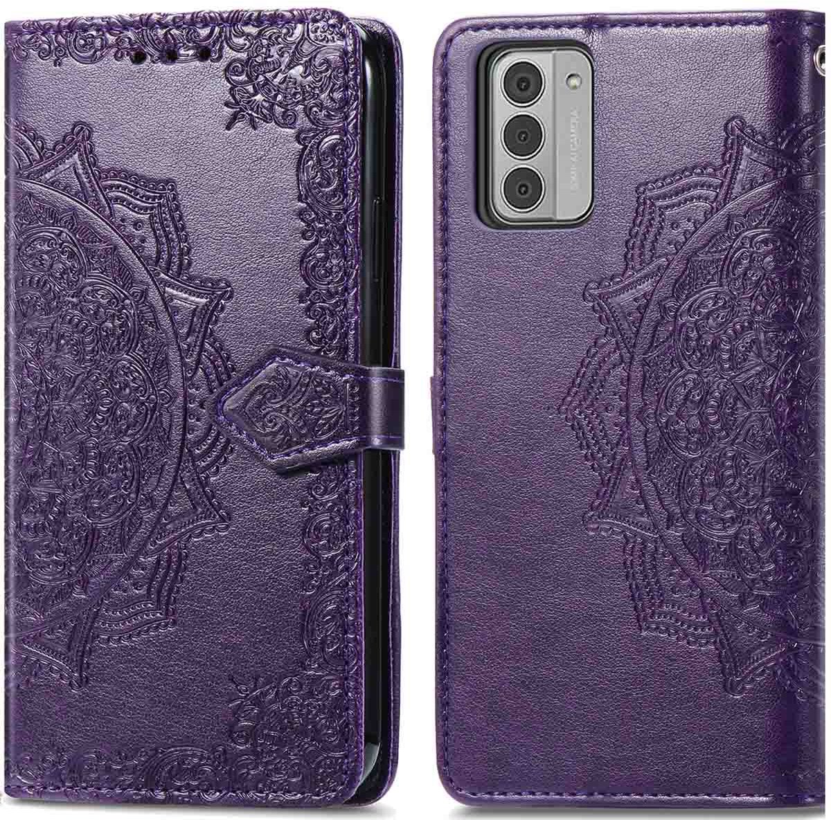imoshion Hoesje - Geschikt voor Nokia G42 - Mandala Bookcase - Paars