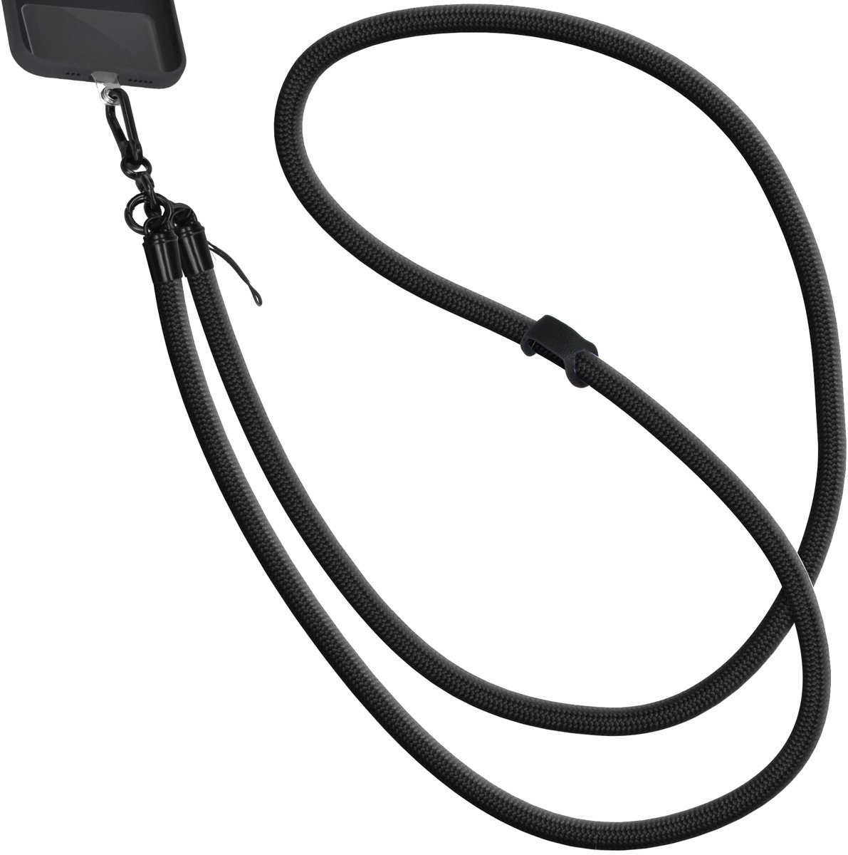 imoshion Universeel telefoonkoord one size - Telefoon Ketting - GSM Koord - Zwart