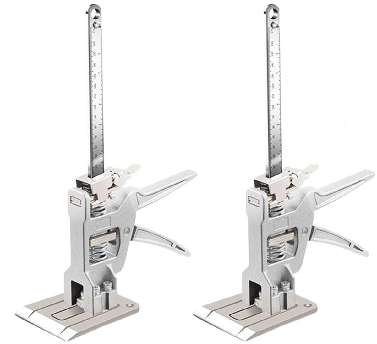 2-Pack Handmatig Hef- en Nivelleerapparaat voor Tegels en Meubilair - Met Nauwkeurige Controle en 200kg Hefcapaciteit