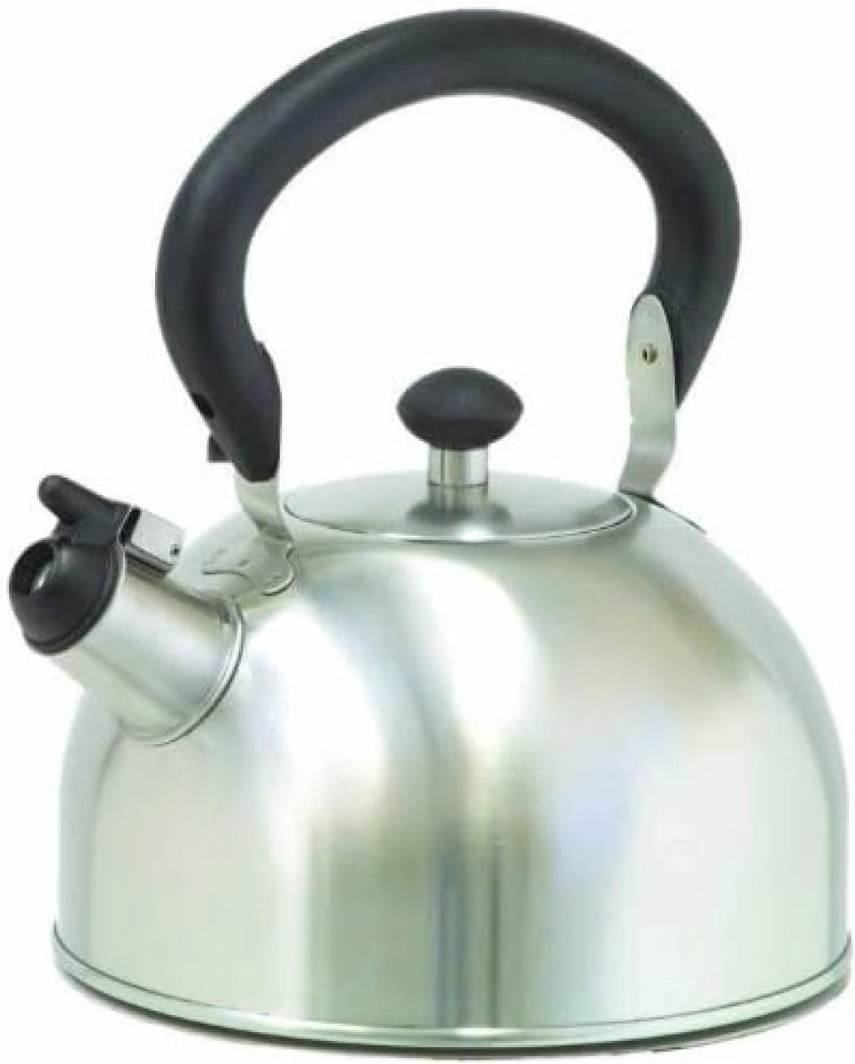 Klassieke fluitende koffieketel 2,5 liter roestvrij staal inductie