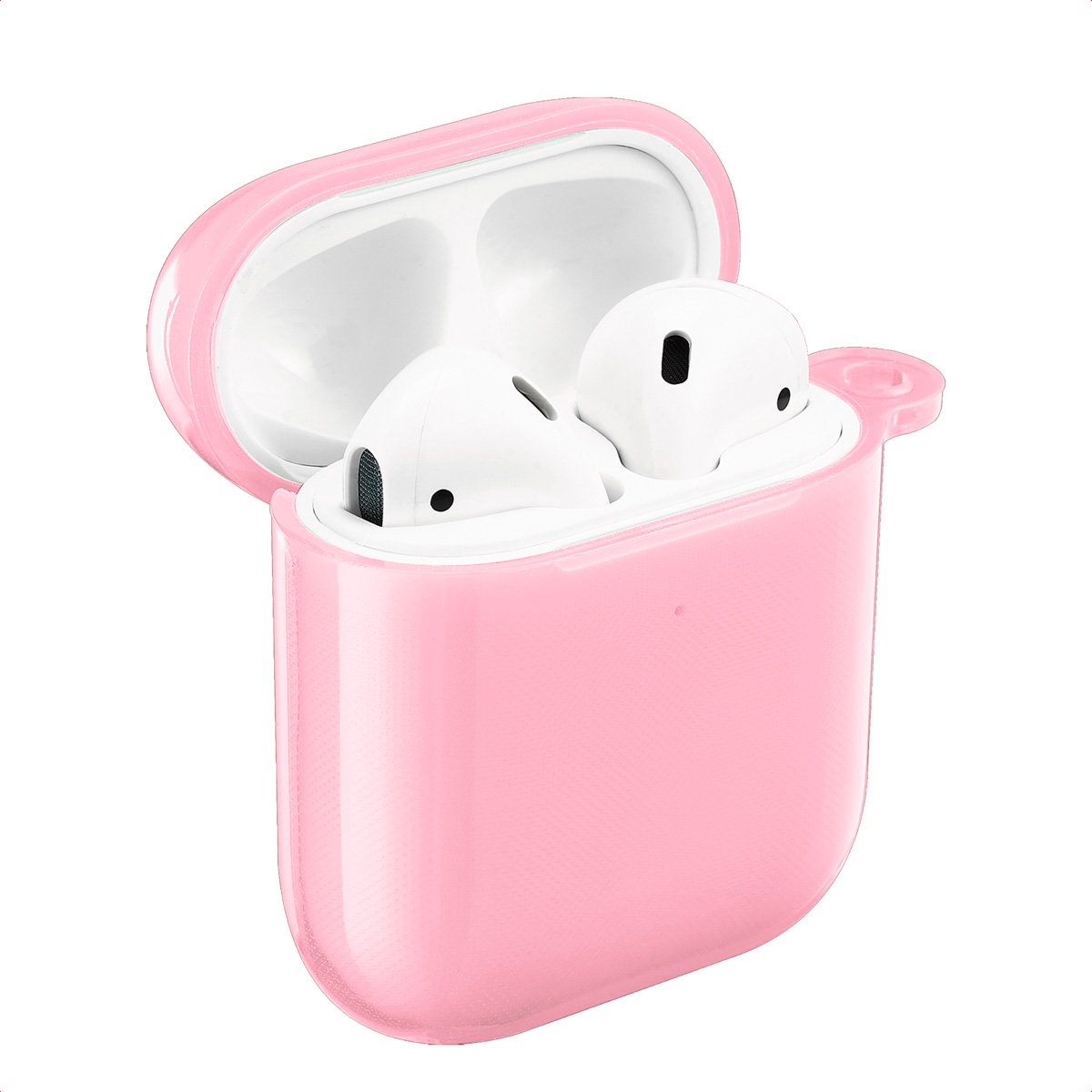 imoshion Neon Case - Hoesje geschikt voor AirPods 1 / 2 - Lichtroze