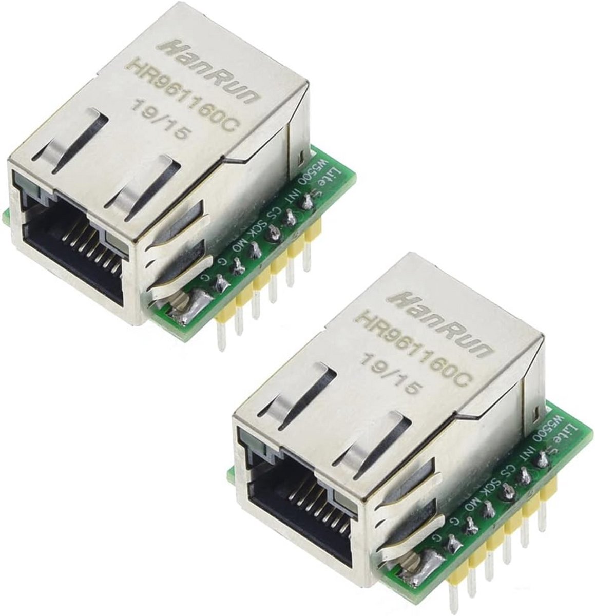 2 Stuks SPI naar LAN TCP IP Ethernet Netwerkmodule voor STM32