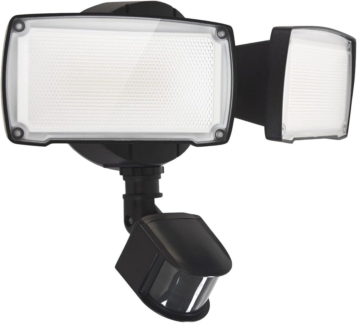 LED Wandlamp met Bewegingssensor - 19W, 2000LM, IP65 Waterdicht, Dageraad tot Schemering