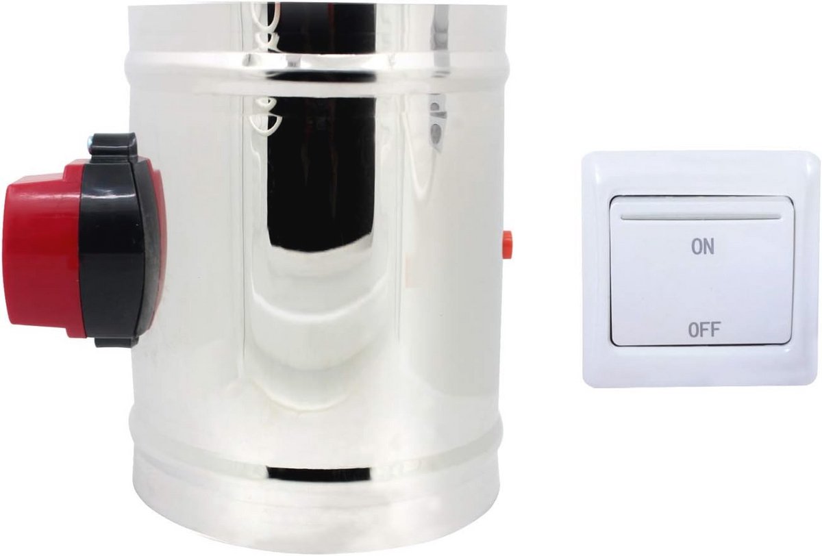 Gemotoriseerde HVAC ventilatierooster voor ventilatiekanalen 80-400 mm