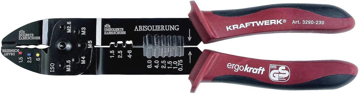 Combinatie striptang en kabelschoentang voor professioneel gebruik
