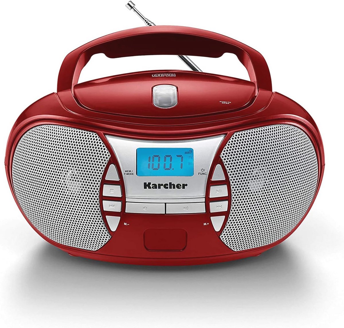 Draagbare CD-radio met FM-tuner, AUX-In en hoofdtelefoonaansluiting - Ideaal voor thuis en onderweg