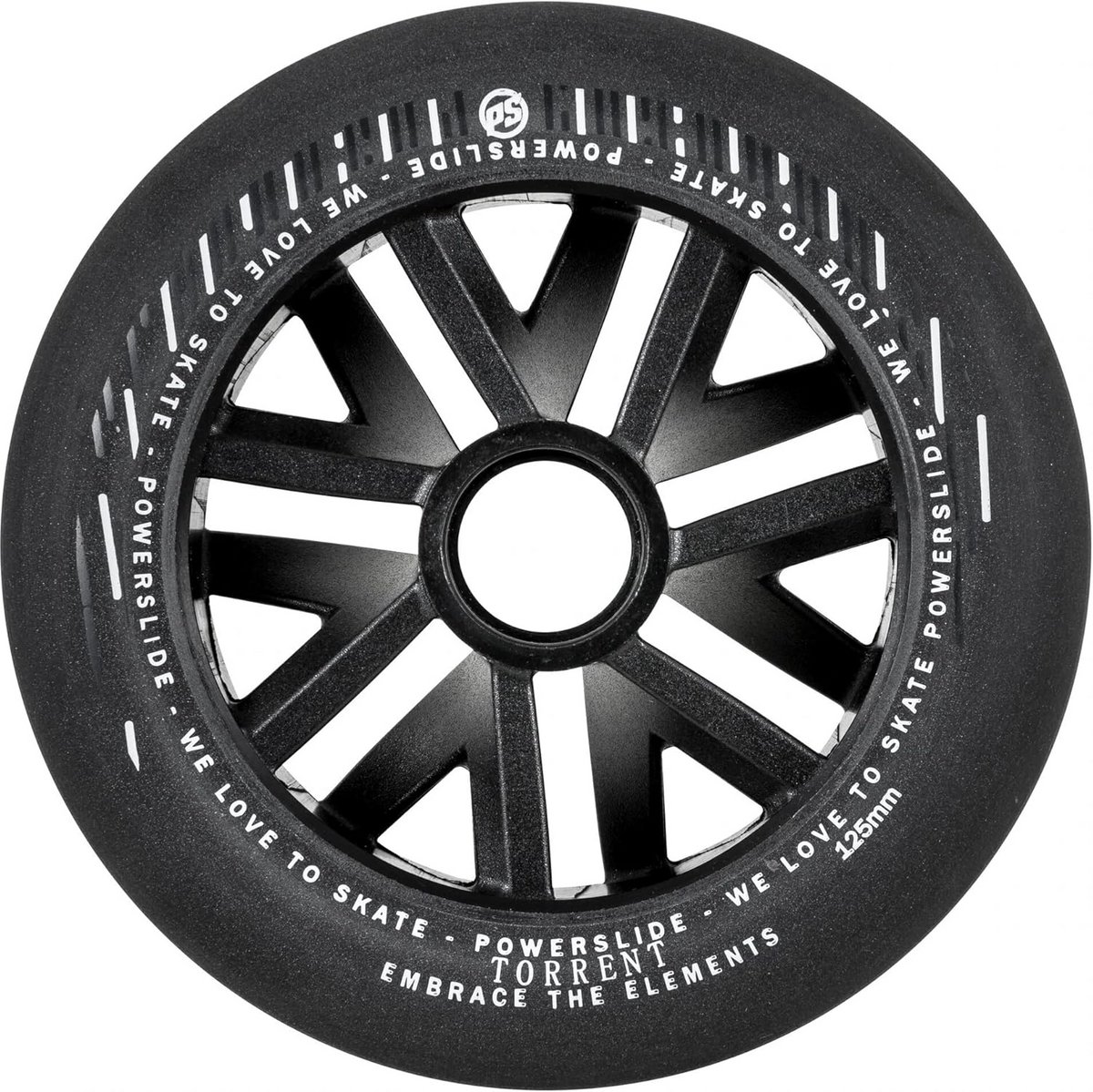 Inline Skate Wielen 125mm/84a Set van 6 - Maximale Grip in de Regen