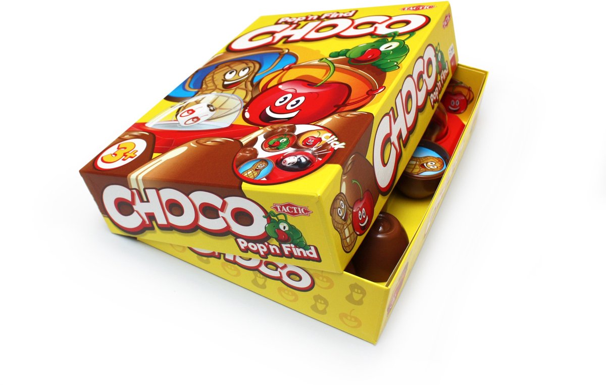 Tactic Choco - Kinderspel - Geheugenspel met Chocolaatjes - Pop-O-Matic Dobbelsteen - Verzamel de Meeste Chocolaatjes - Familiespel voor Jonge Kinderen - 2 tot 4 Spelers - Vanaf 3 Jaar — afbeelding 7